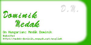 dominik medak business card
